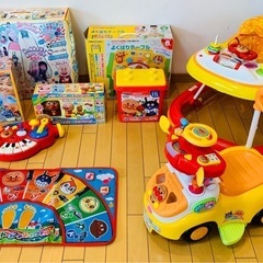 アンパンマン　おもちゃ　歩行器　乗用玩具　セット