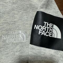 🔴THE NORTH FACE ノースフェイス　スクエアーロゴ　スウェット　トレーナー　オートミール　M の画像