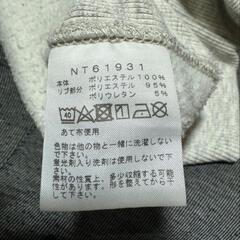 🔴THE NORTH FACE ノースフェイス　スクエアーロゴ　スウェット　トレーナー　オートミール　M の画像