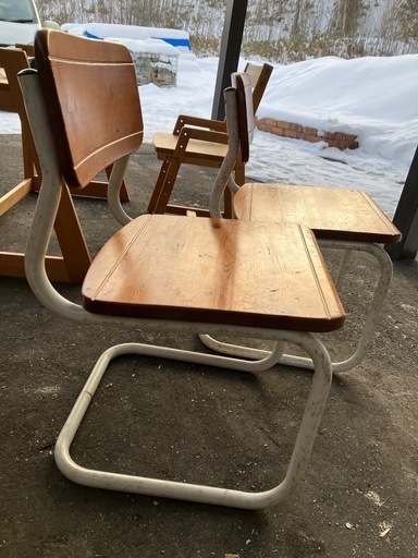 アンティーク椅子2個 ヴィンテージ アンティーク ウッドチェア 二個