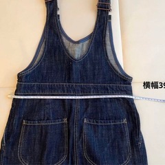 美品　w closet デニムサロペット　ワンピ　デニム　サロペット　ジャンスカの画像