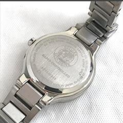 【取引中】🔴 CITIZEN シチズン XC クロスシー Eco-Drive エコドライブ 腕時計 H058-T020241 電波ソーラー ラウンド シルバー カレンダー 動作OKの画像