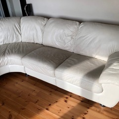 無料！！　コーナーソファー　　リビングソファー　3分割の画像