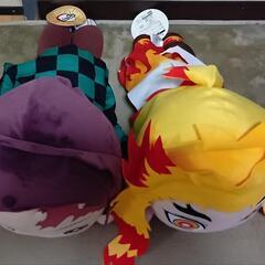 鬼滅の刃　竈門炭治郎　煉獄杏寿郎　ぬいぐるみの画像