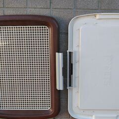 ペット　イヌ　猫　トイレ　トレー　２個　本体は綺麗の画像