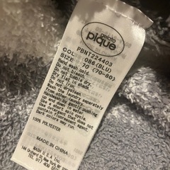 新品　gelato pique（ジェラート ピケ）ポンチョの画像