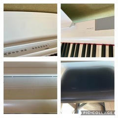 ヤマハ デジタルピアノ P-125WH スタンド 椅子 カバーセット お譲りいたしますの画像