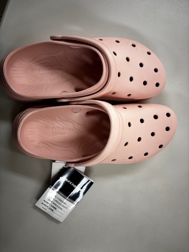 SKECHERS FOAMIES ピンク サボサンダル 7