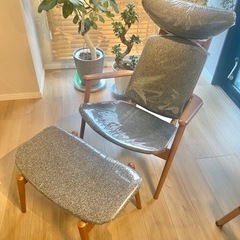 北欧 イージーチェア オットマン ポポル