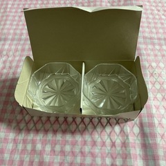 ガラスの小鉢(在庫4セット有)の画像