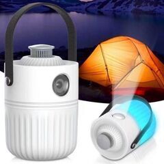 新型 ランタン led ランタン キャンプランタン 充電式 ランタン led 懐中電灯 USB充電式 4000mAh 1200ルーメン6色切替 3段階調光 防水 IPX54 小型 アウトドア キャンプ 登山 夜釣り 防災 停電 緊急 非常用 ライト　降ろします　転売OK　倒産品　まとめ売り　ネット商材　アマゾン引き上げ商品　メルカリ　副業の画像