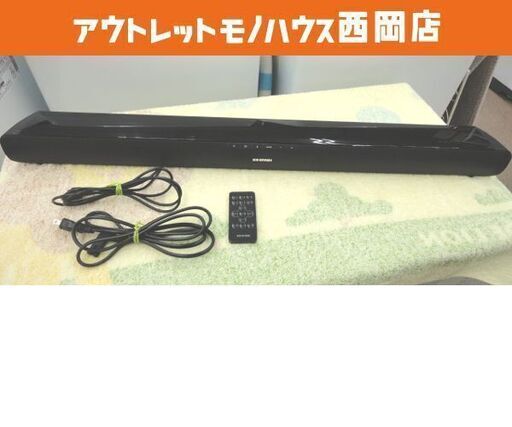 サウンドスピーカー HT-SB115 Bluetooth対応 アイリスオーヤマ 2020年製 ブラック リモコン付 サウンドバー 西岡店