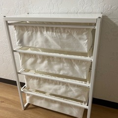 IKEA 収納　白　洗濯可能　
