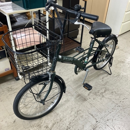 I2502-136 サカモトテクノ 20アルクス 自転車 ミニベロ 20インチ 動作確認済み タイヤの空気入ってません 鍵付き ※パンク等確認、空気を入れたりは店舗ではできません キズ汚れシール有り