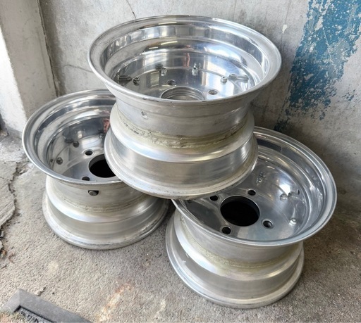 札幌市内配送可 SSR スピードスター MK-1 10インチアルミホイール3本セット 6.5JJ×2本 6JJ×1本 4穴 PCD110 35,000円