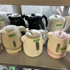 【500円〜‼️】ケトル多数御座います‼️T-faL 象印 ニトリ デロンギ 電気ポットの画像
