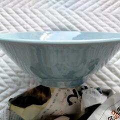 青無地ラーメン鉢の画像