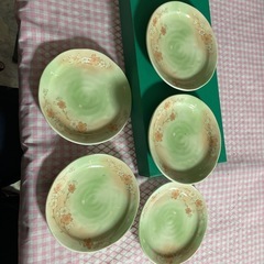 花柄　小皿