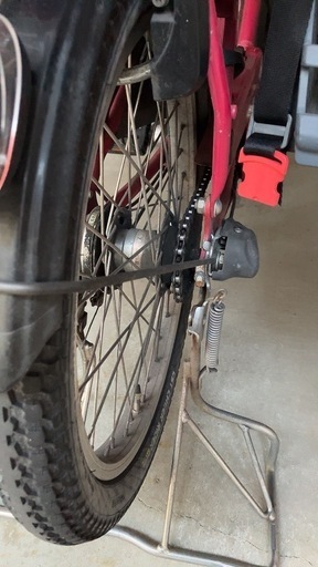 パナソニック電動アシスト自転車 　前カゴつき　ピンク　前後子供乗せ可能 