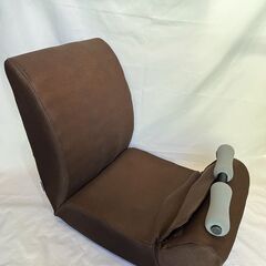 PUREFIT ピュアフィット 腹筋のびのび 座椅子  ブラウン　おうちエクササイズの画像