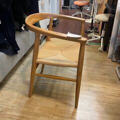 🔥🔥送料無料・設置無料有り🔥🔥無印良品 MUJI ペーパーコードアームチェア オーク材 中古椅子家具 イスの画像