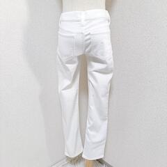 PLST プラステ デニムパンツ ジーンズ ボトムス ホワイト 26 タグ付き レディースの画像