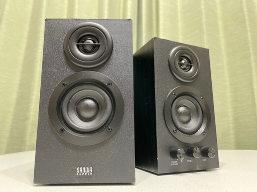 【サンワダイレクト】 PCスピーカー 16W (400-SP068)