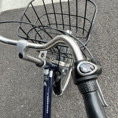 子供乗せ自転車　チャイルドシート付きの画像