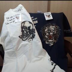 未使用5   和柄Tシャツ　2枚セット