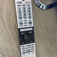 東芝テレビ＆テレビリモコンの画像