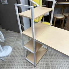 デスク ラック付き パソコンデスクの画像
