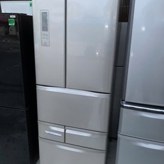 NO 854🌈福岡市内配送設置無料✨🌈　東芝 TOSHIBA 冷蔵庫（501L・フレンチドア） ブライトシャンパン VEGETA（ベジータ） GR-E50F-NU