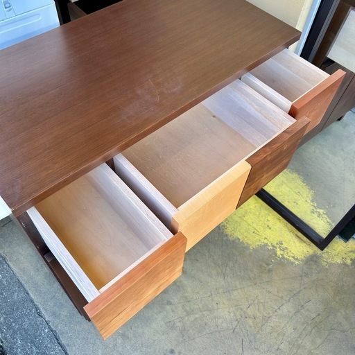 《売約済》【池上店】 サイドチェスト 木製 カラフル ナチュラル チェスト 引出し 棚 リビング 収納