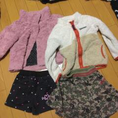 キッズ110,120女の子冬まとめて18点の画像