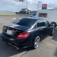 売れました　ディーラー物　W204 C63 AMG 希少左ハンドル　平成20年　メルセデスベンツ　6200ccの画像