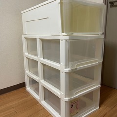 押し入れケース3段&1段の画像