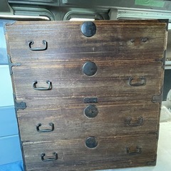 和箪笥（伝統家具） (住まいのリユース市場) 角田の収納家具《タンス、衣類収納》の中古あげます・譲ります｜ジモティーで不用品の処分