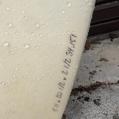 中古　NOBRAND モデル　ミニバレット　EPS サーフボード　5.11の画像