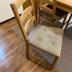 イケア IKEA JOKKMOKK ヨックモックテーブル＆チェア4脚 アンティークステインの画像