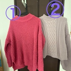 レディース　セーター2着
