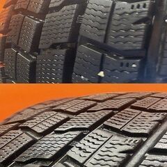 GOODYEAR ICENAVI7 195/65R15 15インチ スタッドレス 4本 21～22年製 プリウス セレナ ヴォクシー等　(KTE188)の画像