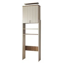 突っ張り式フレンチカントリー調　洗濯機ラック　ニトリ　ランドリーラック　未使用の画像