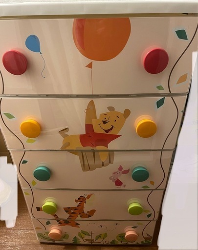 くまのプーさん キッズチェスト 5段