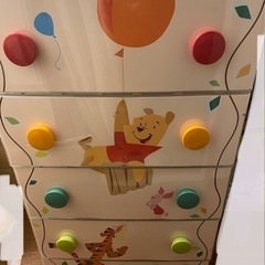 くまのプーさん キッズチェスト 5段　