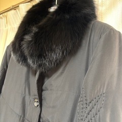 ☆7 コート ロングコート アウター ダウン 毛皮 フォックス サイズM TW-6002の画像