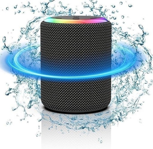 決まりました★Bluetooth スピーカー 防水 LEDライト 重低音 小型 Type-C