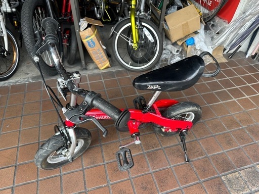 12インチ HENSHIN BIKE ペダル スタンド付き レッド 良品】HenshinBike