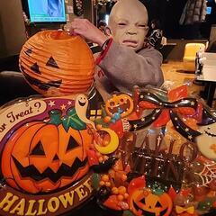 赤ちゃん泣き顔マスク付きハロウィンセット一式