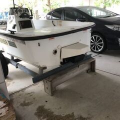 2スト　ジェットボート　船　４人乗り　ナンバー無し船台付きの画像
