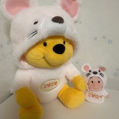 TDR２０２０年ネズミ年くまのプーさんぬいぐるみの画像